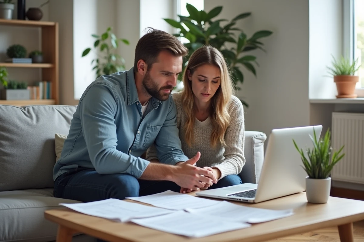 Un couple étudie les avantages et inconvénients de l'adoption simple à leur domicile